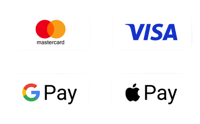 Visa MasterCard GooglePay ApplePay